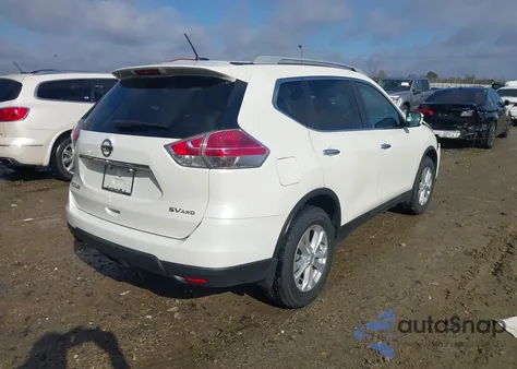 2016 Nissan Rogue Sv из США, поврежденный, VIN 5N1AT2MV4GC876734